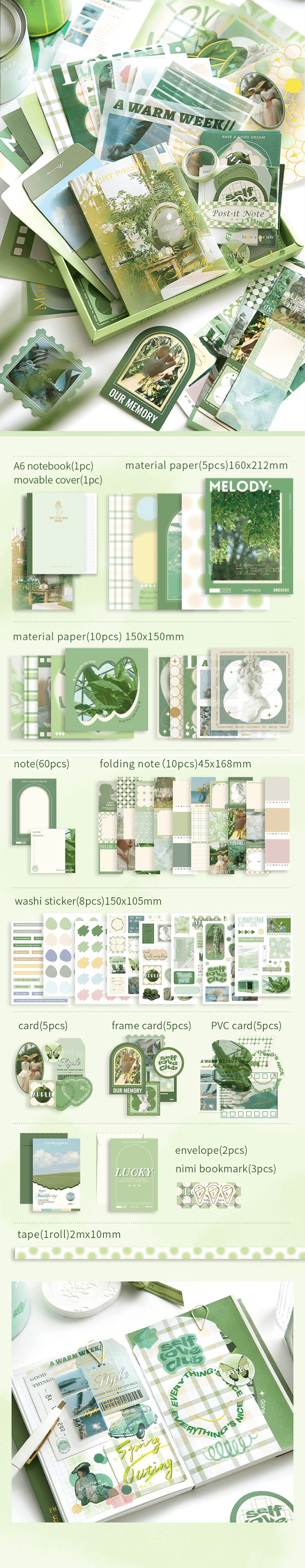 Scrapbook Gift Box Kit | Poetry Island