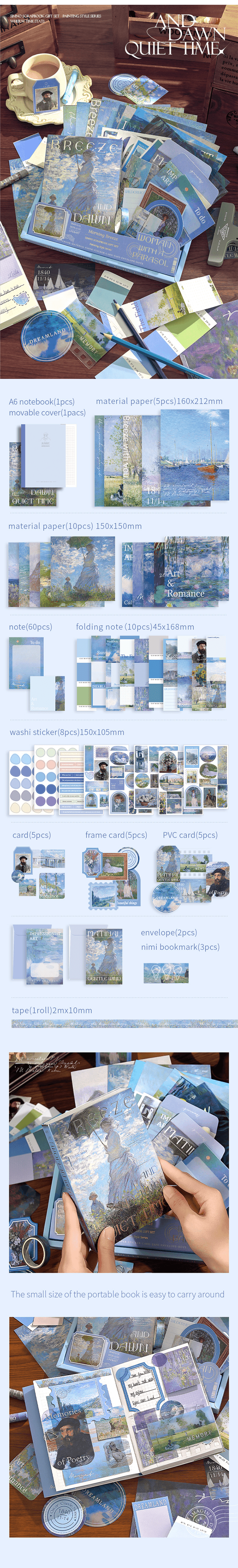 Scrapbook Gift Box Kit | Morning Breeze