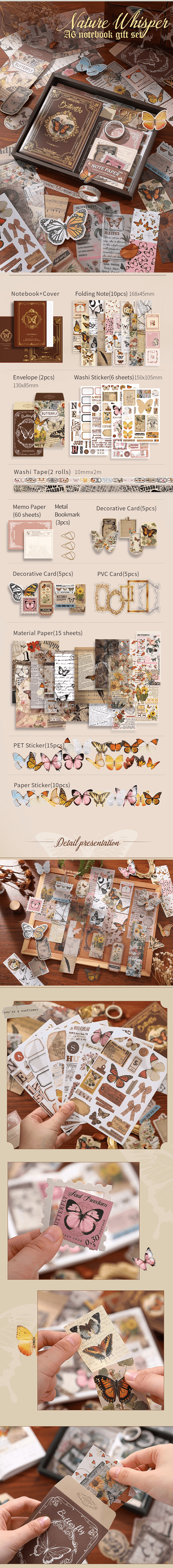 Scrapbook Gift Box Kit | Nature Whisper