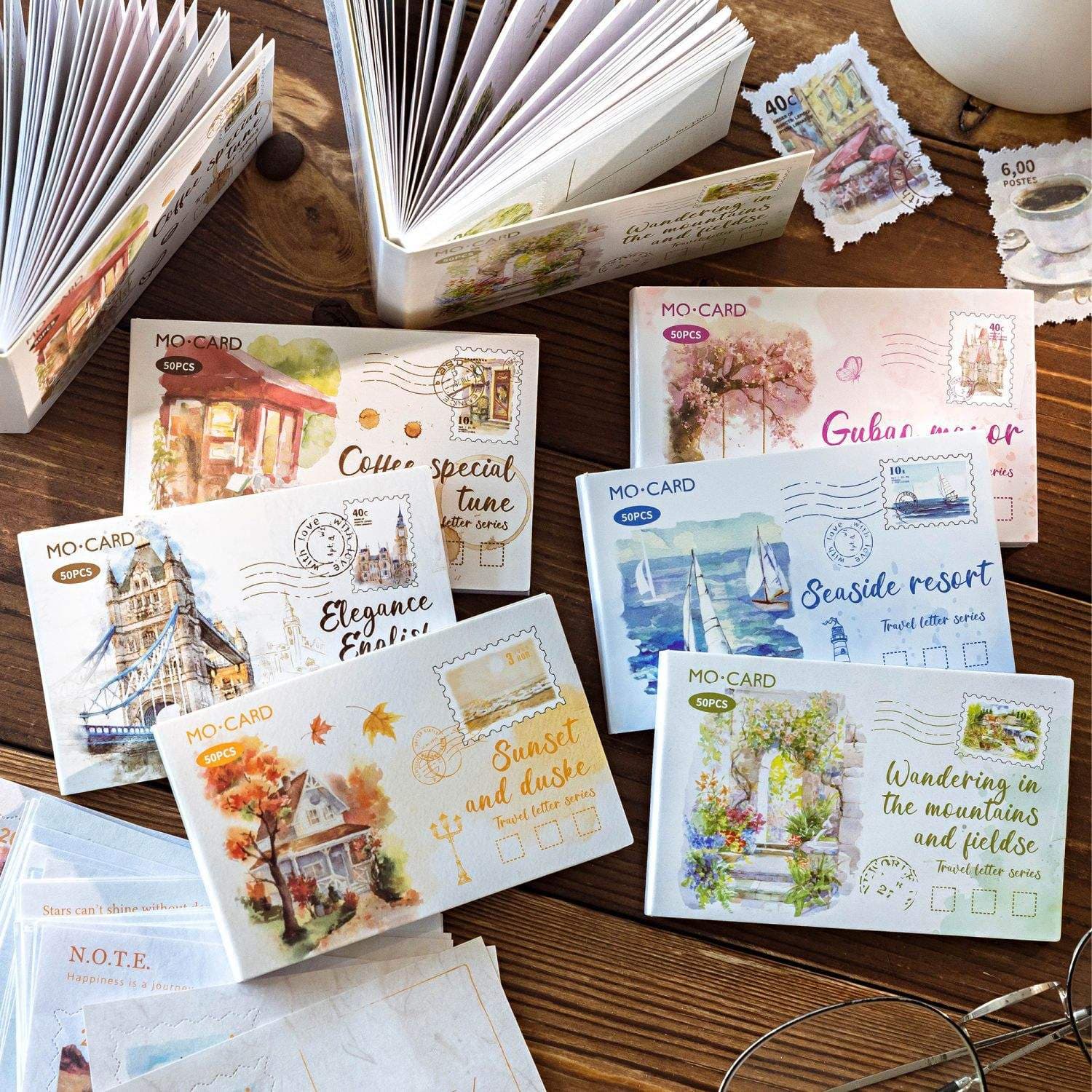 Letters From the Journey Notepad – Stamp Series, 50 Sheets - Image 1