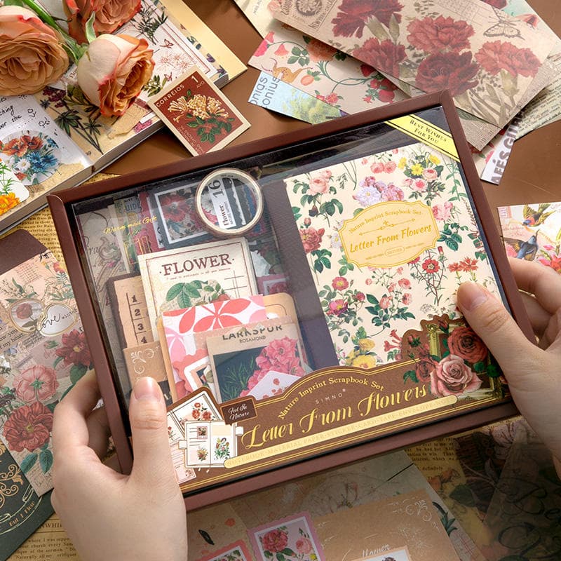 Scrapbook Gift Box Kit | Letter From Flowers - Image 1