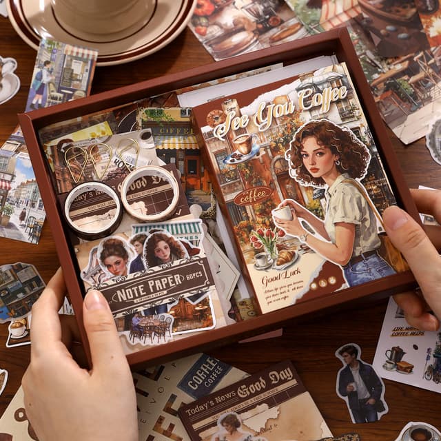 Scrapbook Gift Box Kit | See You Coffee
