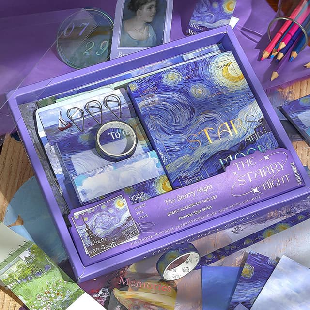 Scrapbook Gift Box Kit | Starry Night