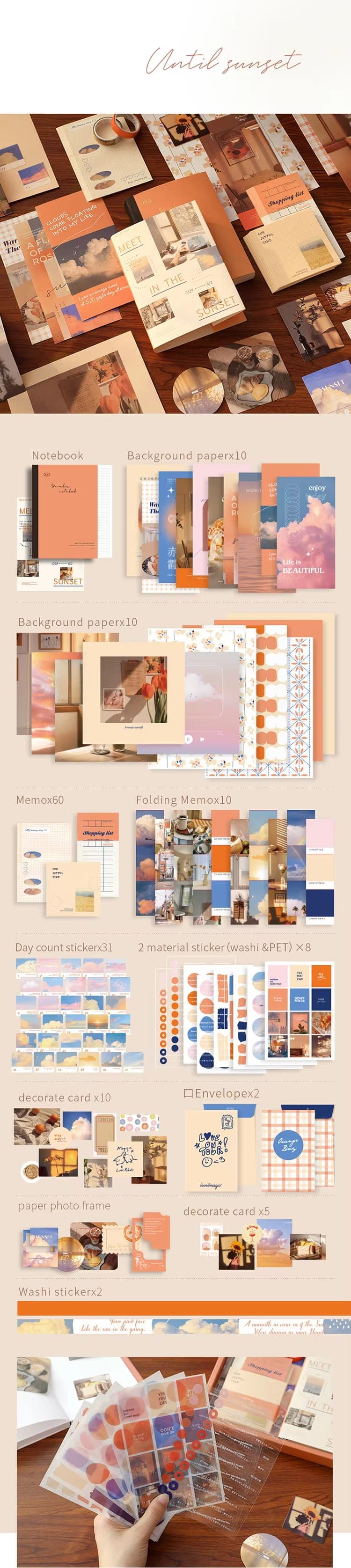 Scrapbook Gift Box Kit | Until Sunset