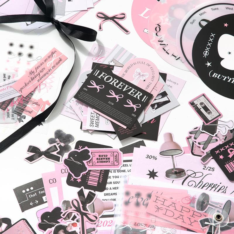 Cheese Sweetheart – Korean Collage Scrapbook Paper Set (101 pcs) - Image 1